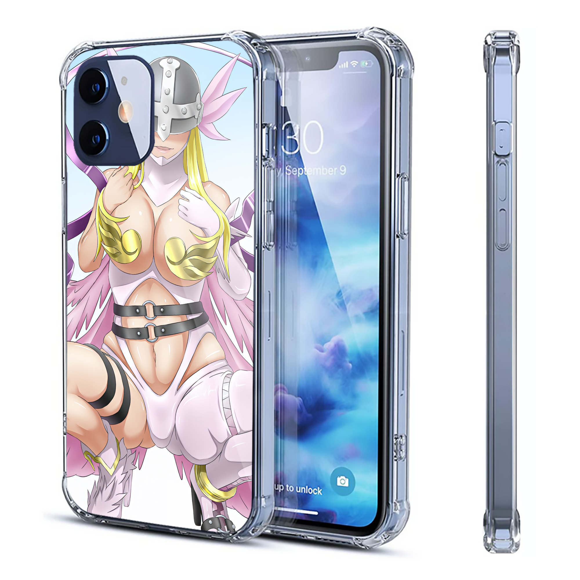 （画像用） Digimon デジタルモンスター/デジモン 【iPhone 12シリーズ対応】透明スマホケース（クリアソフトケース）